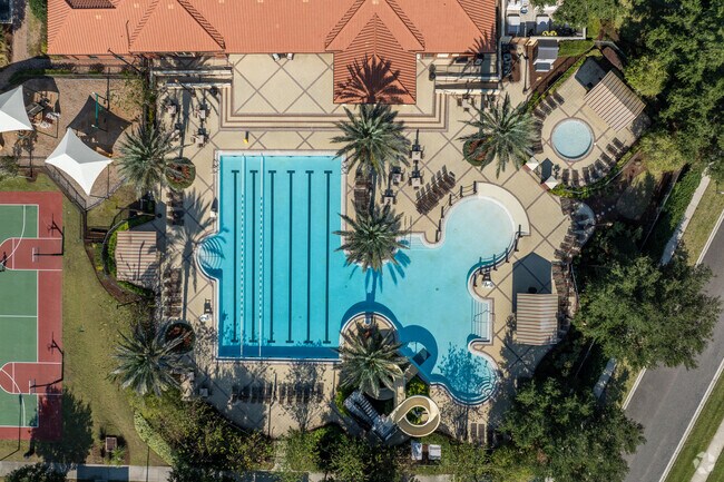Locals can take a dip in the pool in Durbin Crossing.
