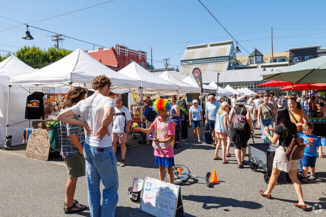 Geneva residents can head to the nearby Bellingham Farmers Market every Saturday.