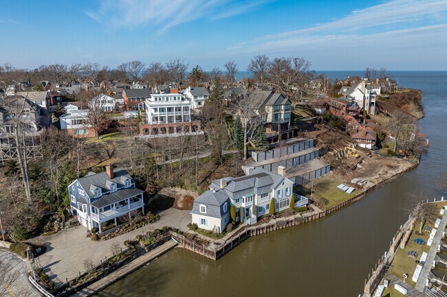 Some of the city's most prestigious homes reside where the Rocky River meets Lake Erie.
