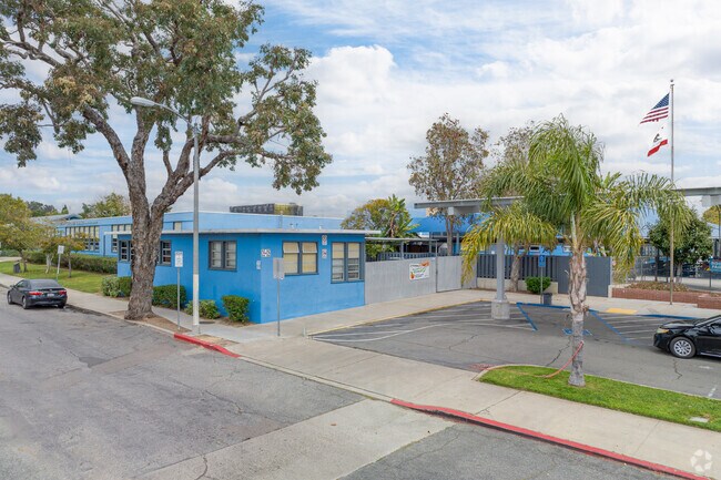 King-Chavez Primary Academy side entrance to building.