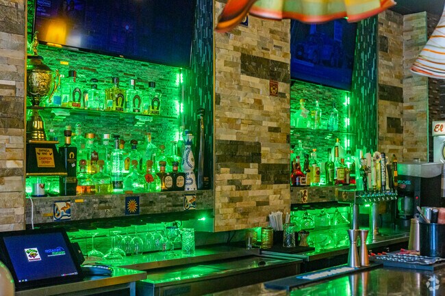 El Paso's bar has gorgeous lighting and a wonderful, friendly staff.