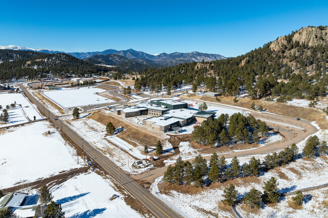 Marshdale Elementary School is located in a remote location south of Evergreen.