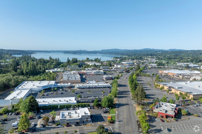 The main drag Silverdale Way NW through Silverdale WA.