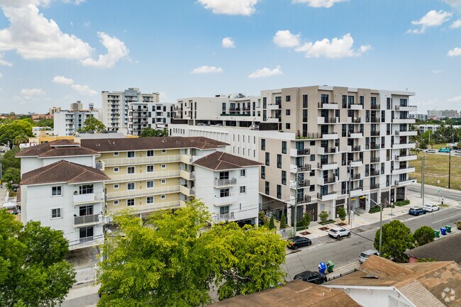 Large condos have been erected in the Riverside area around Flagler st.