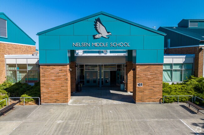 Nelsen Middle School supports students in grades 6–8.