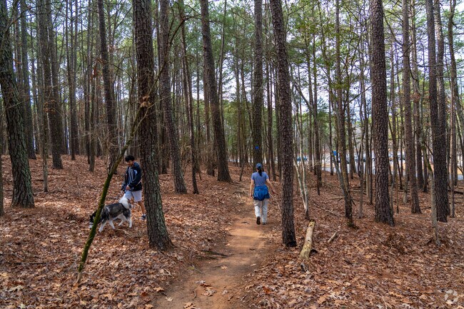 Falls Lake State Park offers walking and bike trails to Falls Lake residents.