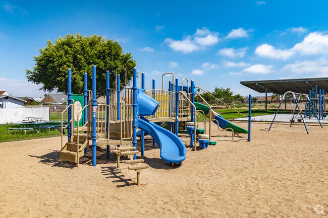 Emory Elementary School students can enjoy the playground when not learning.