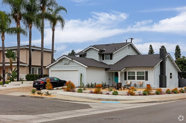 Larger homes with distinctive styling near the park in East Whittier, La Mirada.