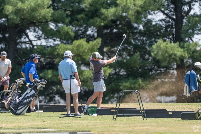 Blue Hills Golf Club is open to residents and visitors and offers a scenic 18 hole course.