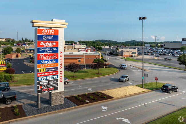 The Ohio Valley Mall is not far from Saint Clairsville featuring many retailers.
