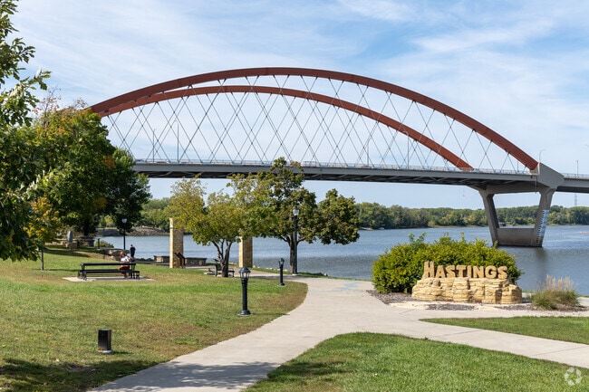 Hastings has abundant walking paths along the Mississippi River.