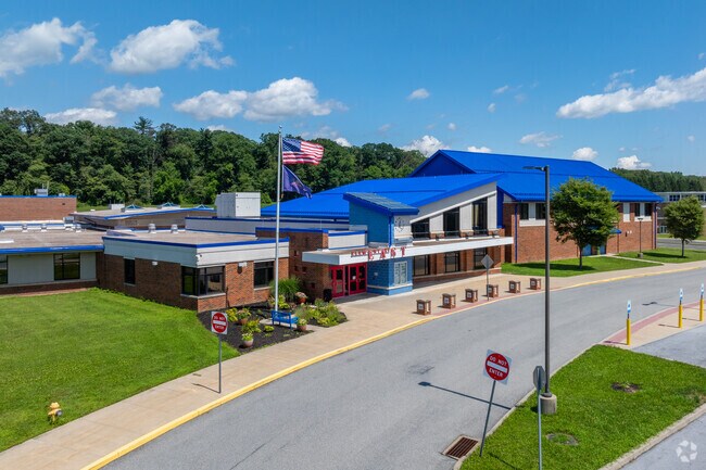 Blue Mountain East Elementary School serves about 616 students grades K-5 with a B rating.
