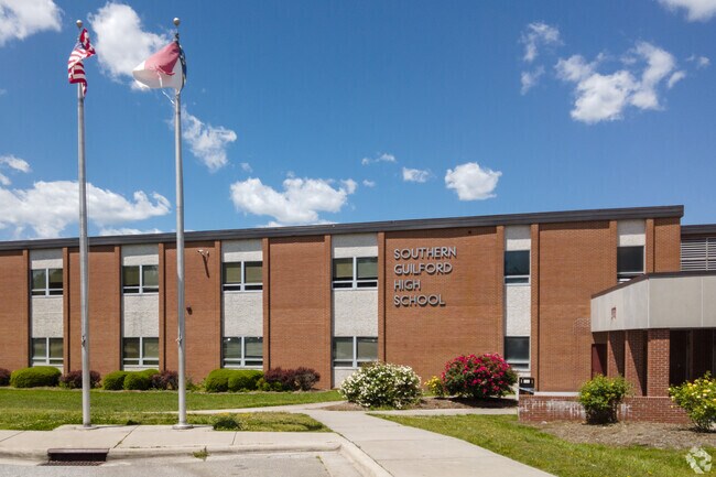 Students in Ritters Lake graduate from Southern Guilford High School.