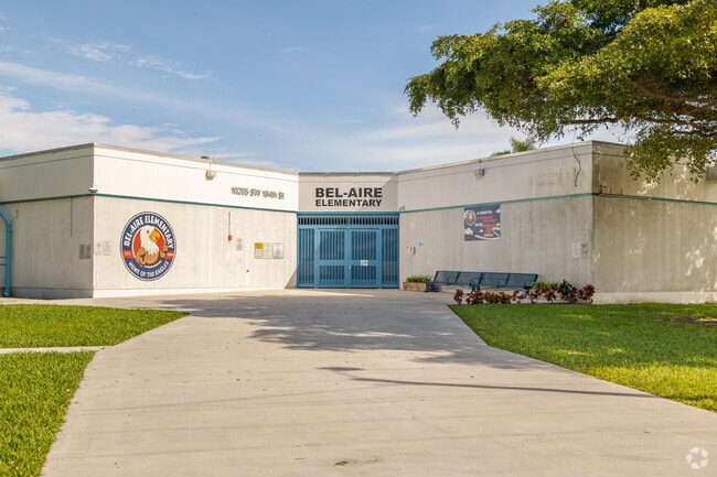 Welcome to Bel-Aire Elementary School in Cutler Bay, FL, a K-5 school.