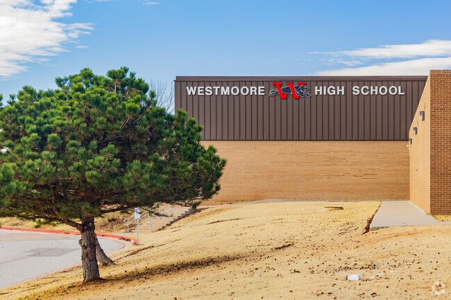 Westmoore High School provides education in the neighborhood of Westmoore.