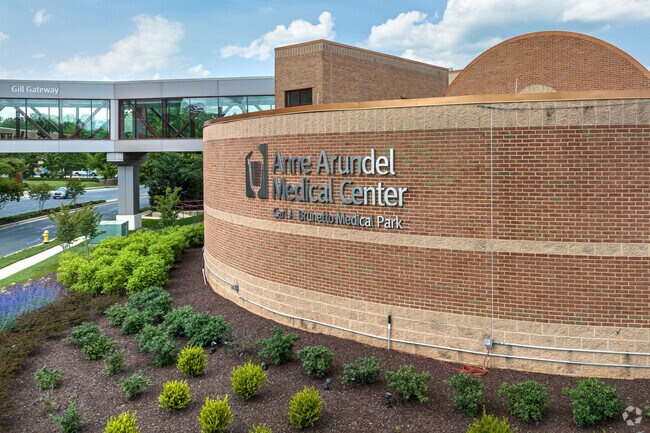 Anne Arundel Medical Center entrance in Parole.