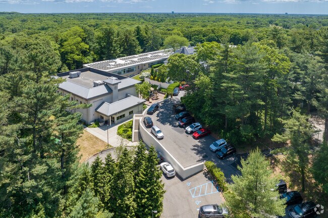Aerial of the Long Island Lutheran Middle & High School