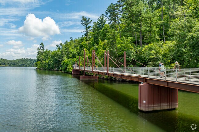 Saint Stephens residents can enjoy the beautiful newly opened Riverwalk on Lake Hickory.