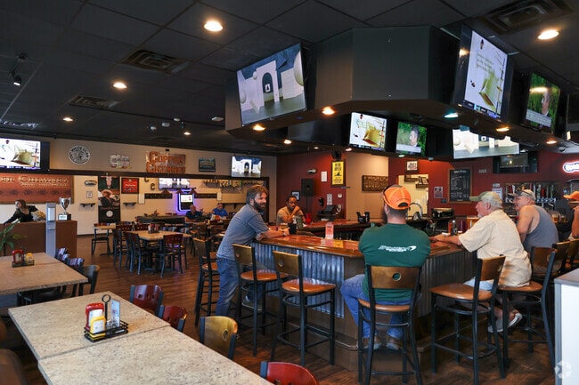 Palm Bay residents enjoy happy hour at the Copper Chimney Bar and Grill.