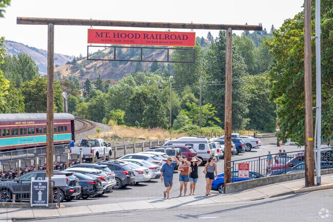 The Mount Hood Railroad is available in downtown Hood River.