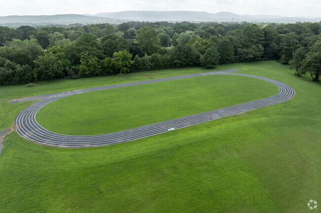 Athletic field at Academy for Science Foreign Language Middle School in Huntsville Alabama.