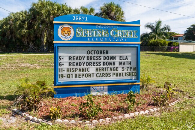 Spring Creek Elementary School is a C+ rated school serving grades PreK - 5th.