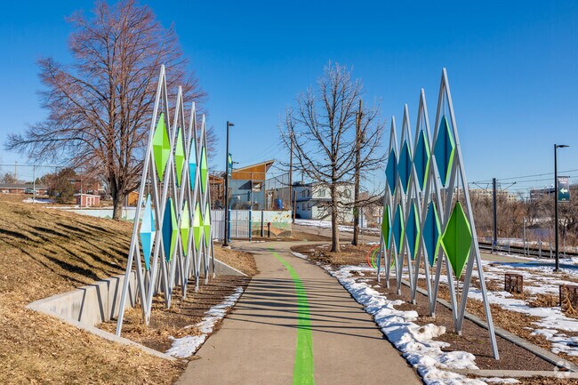 The Art Line is one of the main attractions in Two Creeks.