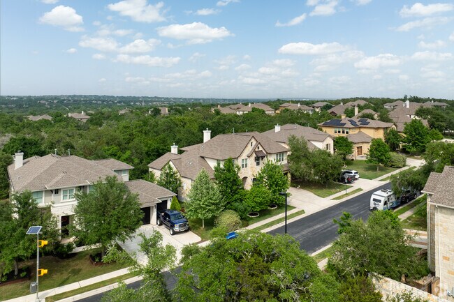Rolling hills and lovely views from the homes in Circle C Ranch.