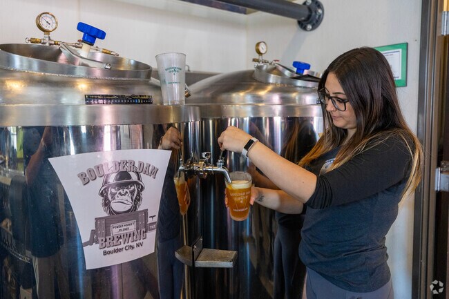 Enjoy craft brews at Boulder Dam Brewing Company in Boulder City.