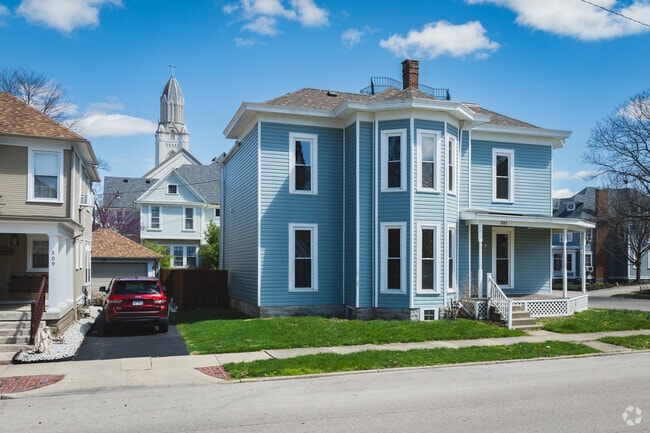 Older historic houses line the streets of downtown Piqua giving the city its charm and character.