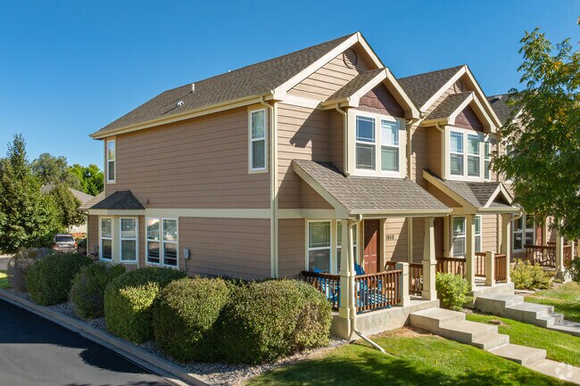 Newly built townhouses in Campus West are a popular option for new homeowners.