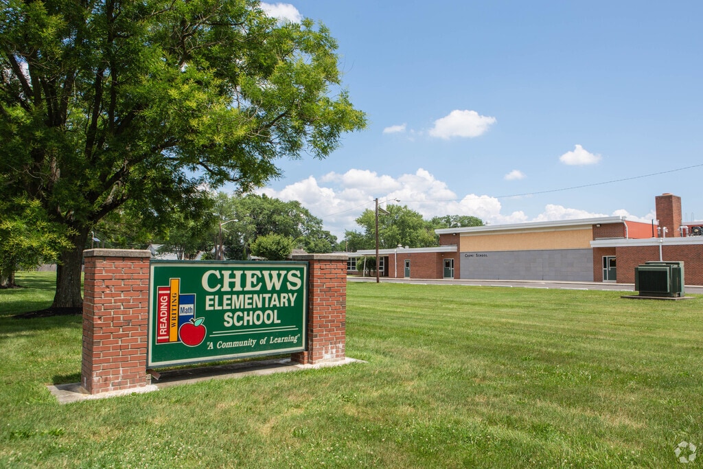 Chews Elementary School in Blackwood, New Jersey.