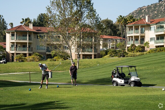 There are a few golf courses in Hidden Meadows to choose from.