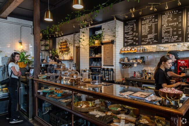 Main Street Coffee near Patricksburg blends rustic charm with a modern menu.