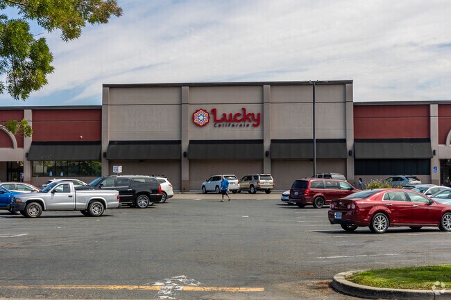 Cabrillo residents can shop for groceries at the local Lucky Supermarket.