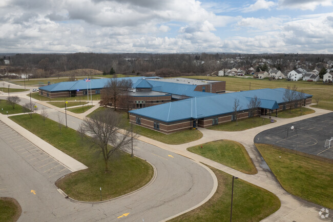 Endeavor Elementary School, Aerial.