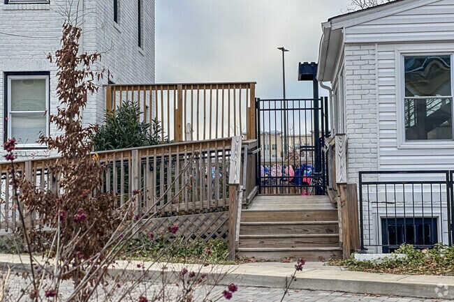 Handicap accessibility to playground behind Metta Montessori School