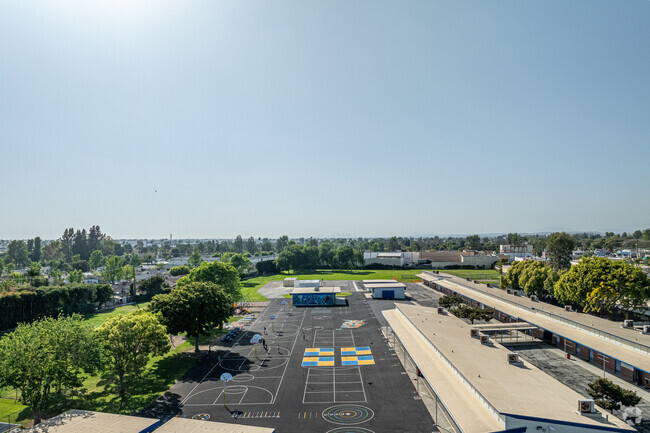 The playground at Laurel Elementary School in Whittier.