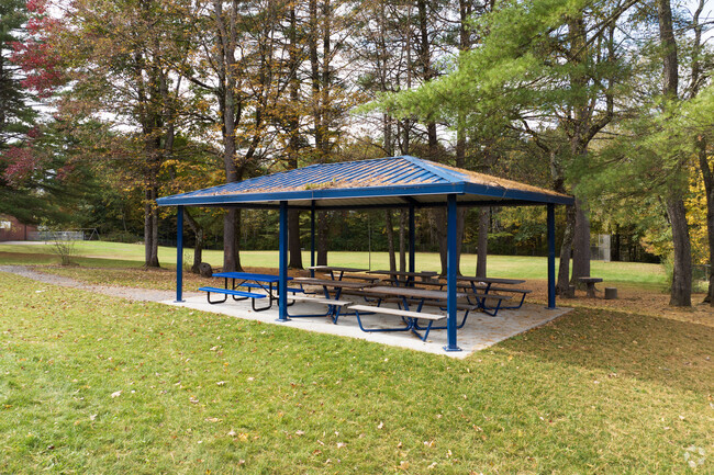 A lovely pavilion to keep you covered at Greenfield Elementary School.