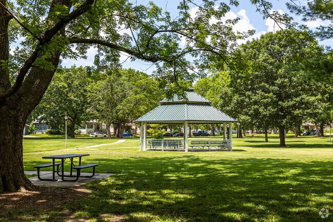 Chesney City Park has a sizeable gazebo that can host music performances.