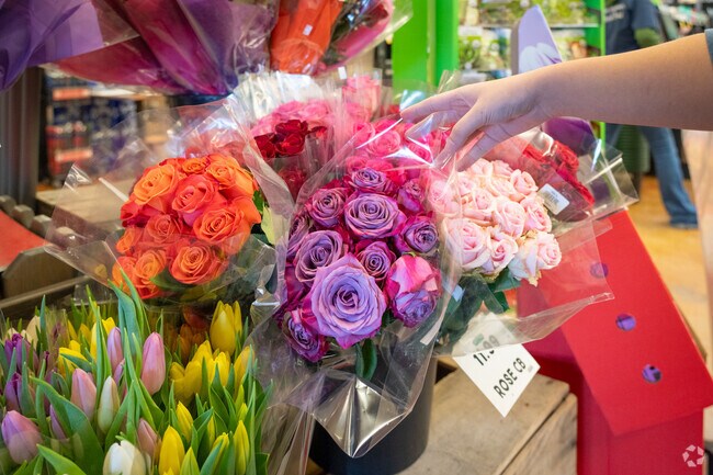 Fresh Thyme in Harvester offers beautiful flowers alongside its grocery selection.