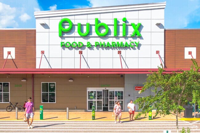 Resdents of Spring Lake Village flock to their local Publix for fresh produce and groceries.