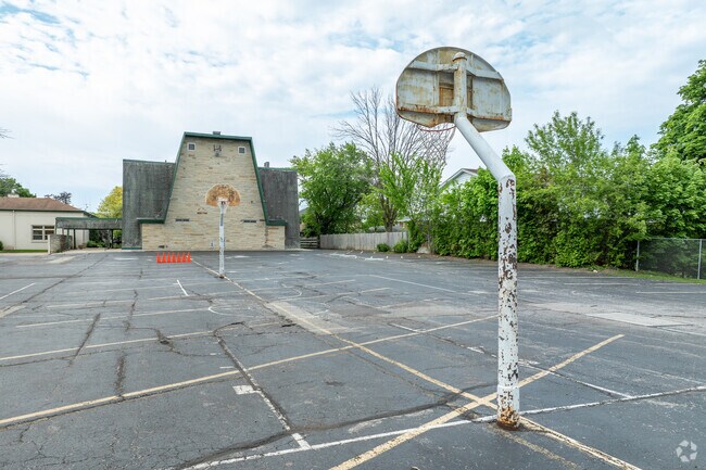 Kids can play basketball during recess at Shining Star Christian Schools in Milwaukee, WI.