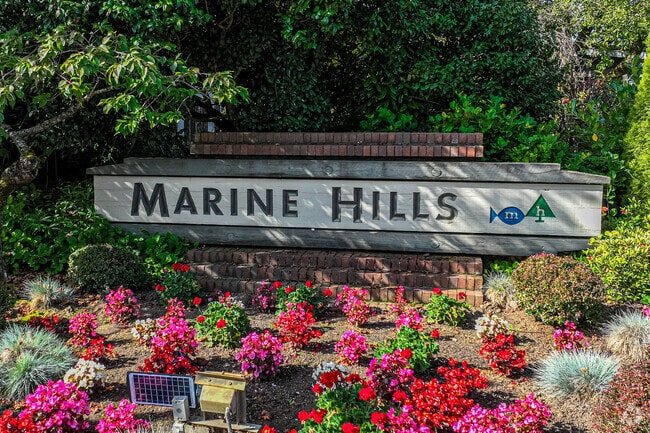 With eclectic homes and views of the Sound, Marine Hills is a conveniently located neighborhood.
