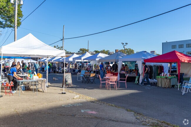 Off Pike Market is an open farmers market that takes place seasonally in Norwood.