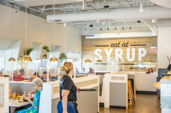Syrup is a popular breakfast spot in Southwest St Charles that locals enjoy.
