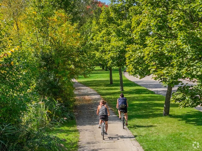 Take a bike ride in on the Oak Leaf Trail  near President Heights.