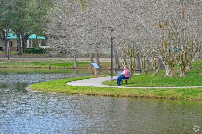 Take a seat lakeside along one of the many benches in Port Orange Multiplex.