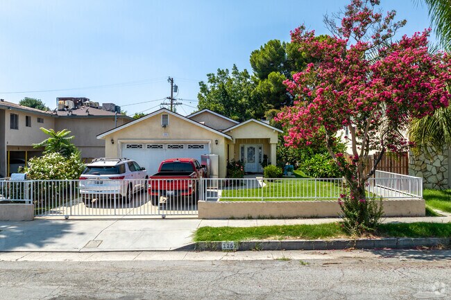 A single-family ranch home in the SBHS, enclosed by a fence for added privacy and security.