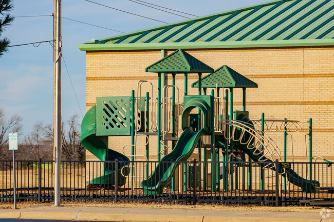 Wayland Bonds Elementary School offers playground for children.